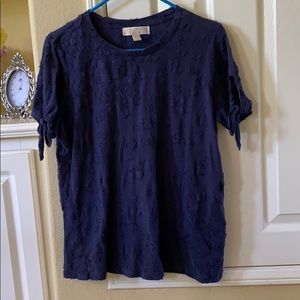 Michael Kors cotton jacquard top